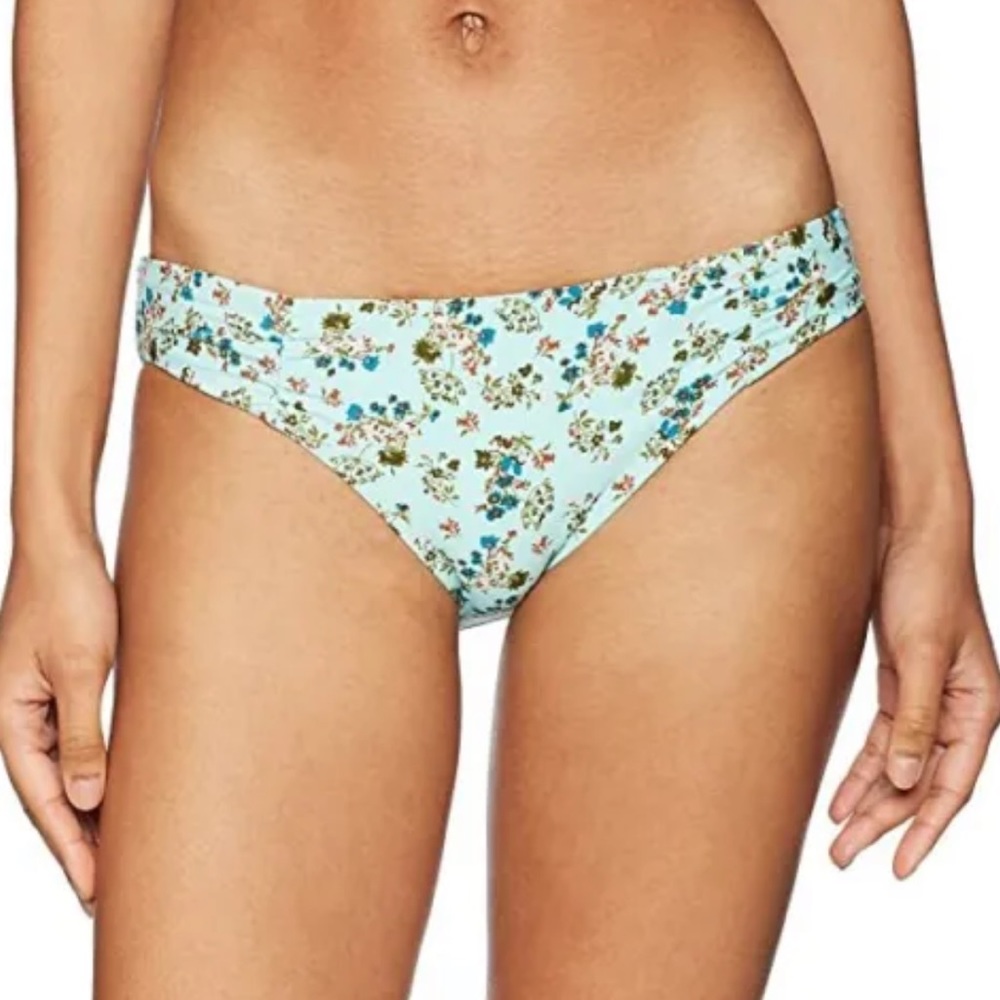 Splendid Picturesque Retro Reversible Bikini Bottom in Aqua NWT